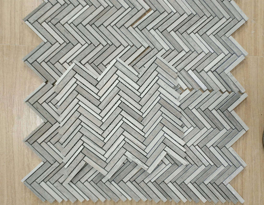 Wooden Series Herringbone Mosaic