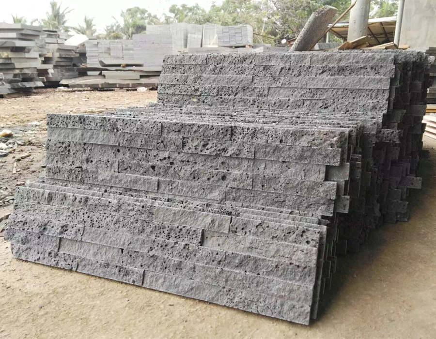 Black Basalt Culture Stone 15x60cm