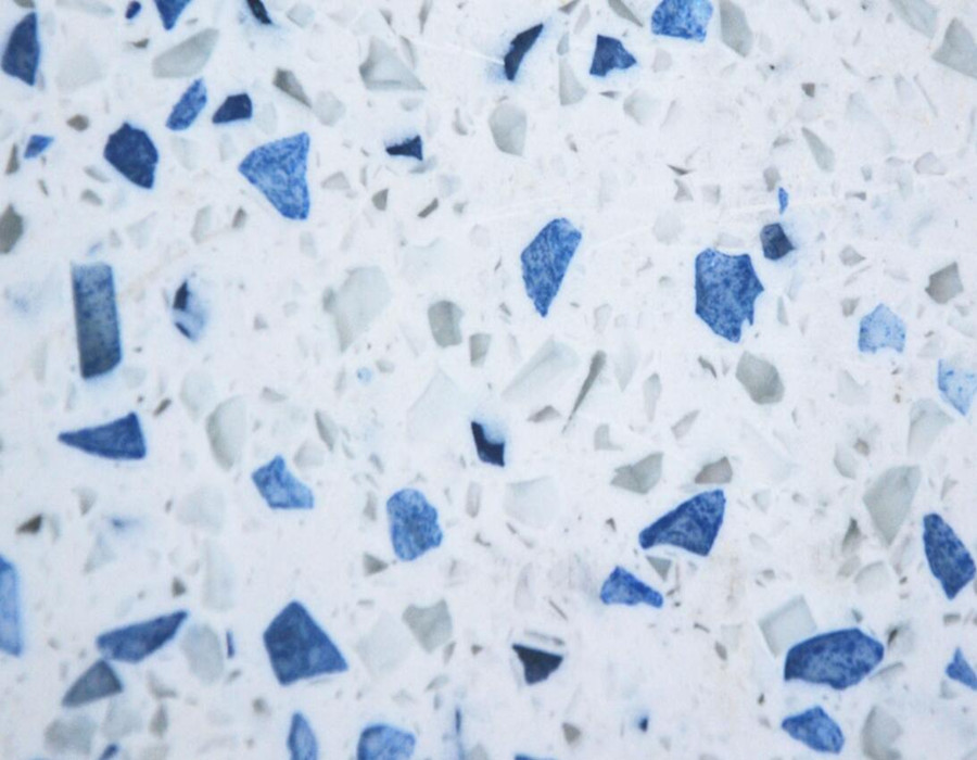  Mármol artificial de diamante azul