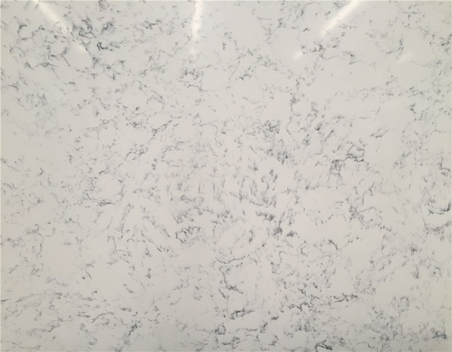 QS12 More Veins Carrara White Quartz low water absorption 0.05%