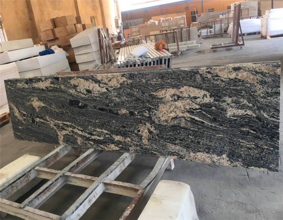 Wavy granite new juparana kitchen countertop 2.85g/cm3 density