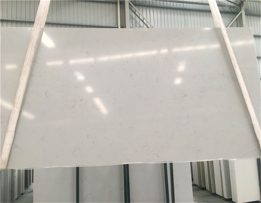 QS20 Bianco Carrara Quartz fine veins big slab 3200x1600mm UK market