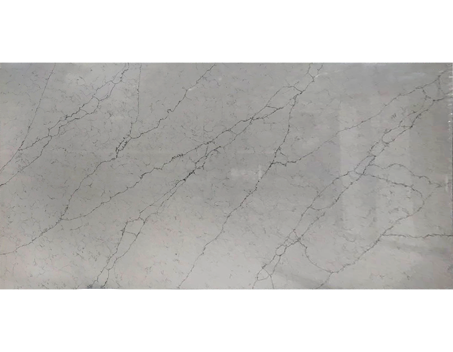 QS51 Impression White 5055A quartz stone slab