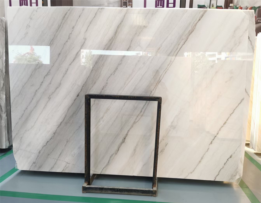 Saint white marble slabs Chinese volakas marble