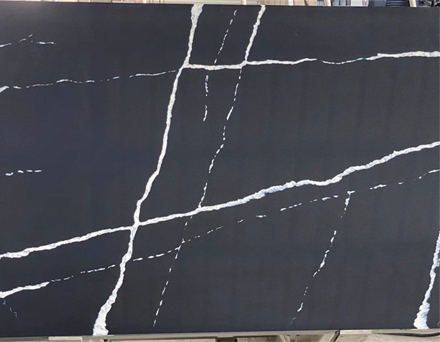 SQ7022 CALACATTA MARQUINA black quartz