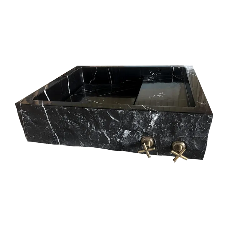 Black Marble Top Bathroom Vanity