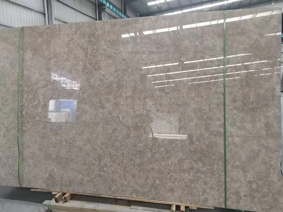China Cream Brown Marble Slabs (4)