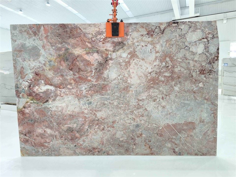 Garden Pink Exotic pink quartzite big slabs (10)