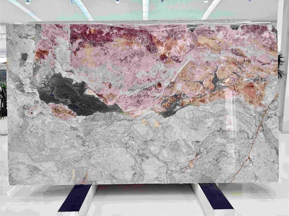 Garden Pink Exotic pink quartzite big slabs (14)