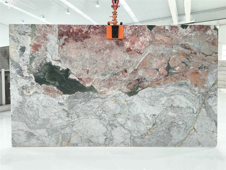 Garden Pink Exotic pink quartzite big slabs (1)
