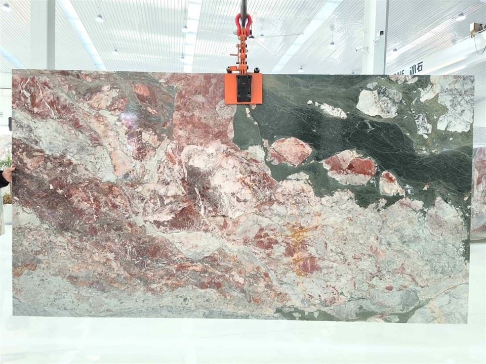 Garden Pink Exotic pink quartzite big slabs (6)