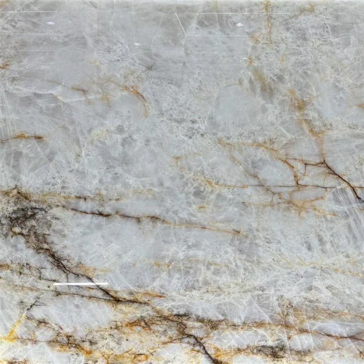 Golden Crystal Quartzite Slab | Smarter Stone