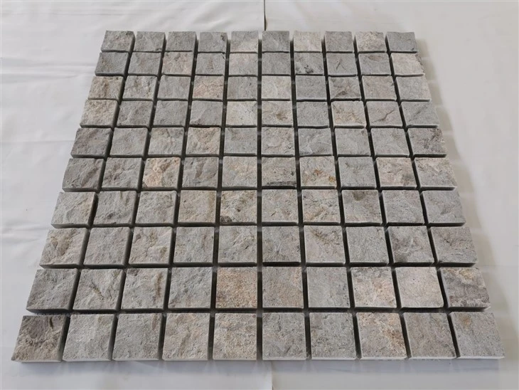 Top natural and five sides sawn cut mesh paver (6)