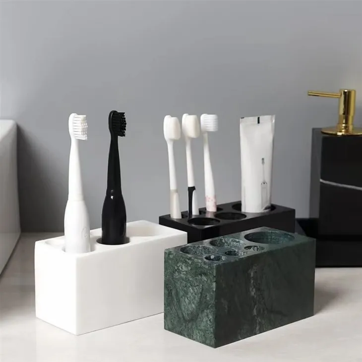 Marble Bathroom Toothbrush Holder