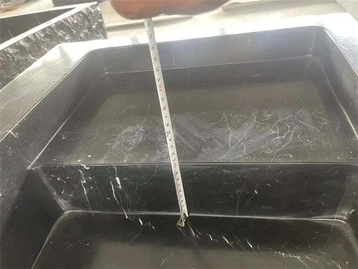 BLACK MARBLE WASH BASIN 1000x550x200mm (8)