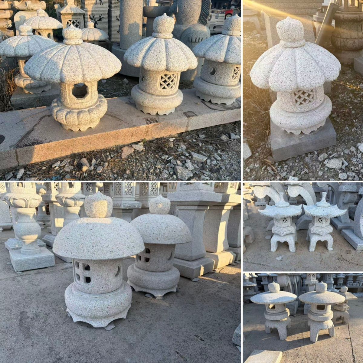 Granite Stone Lantern Granite Stone Lantern