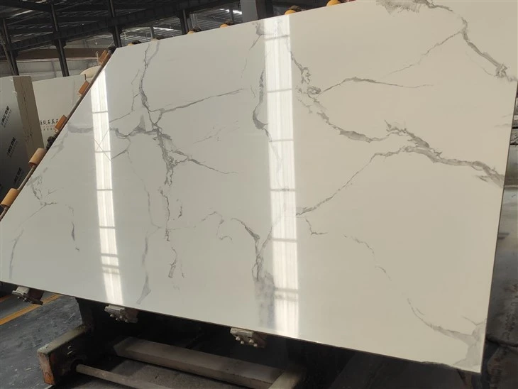 Printed Calacatta White Marble Slab