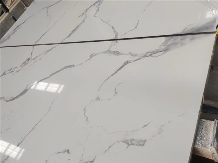 white marble slab