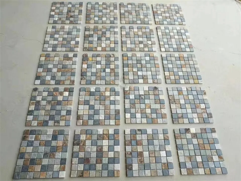 rustic slate mosaic tiles (1)