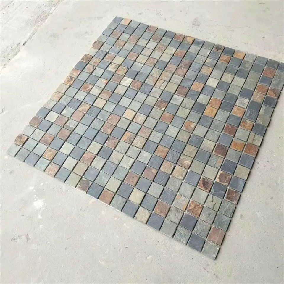 rustic slate mosaic tiles (2)