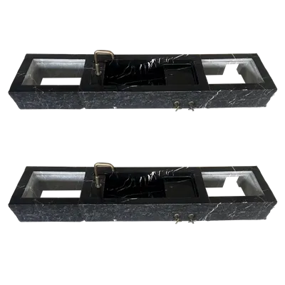 Black Marble Console Sink