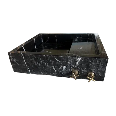Black Marble Top Bathroom Vanity