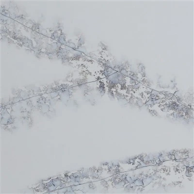 Calcutta White Polished Half Slab Quartz