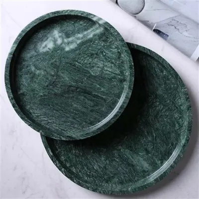 Green Marble Serving Tray