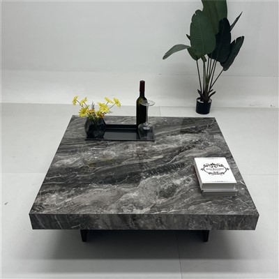 Obsidian Veil Brown Coffee Table Set