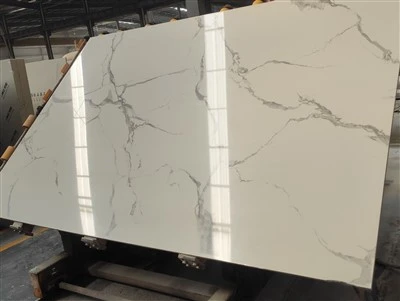 Printed Calacatta White Marble Slab
