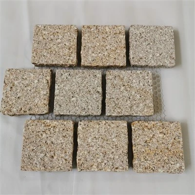 Yellow Granite Mesh Paver