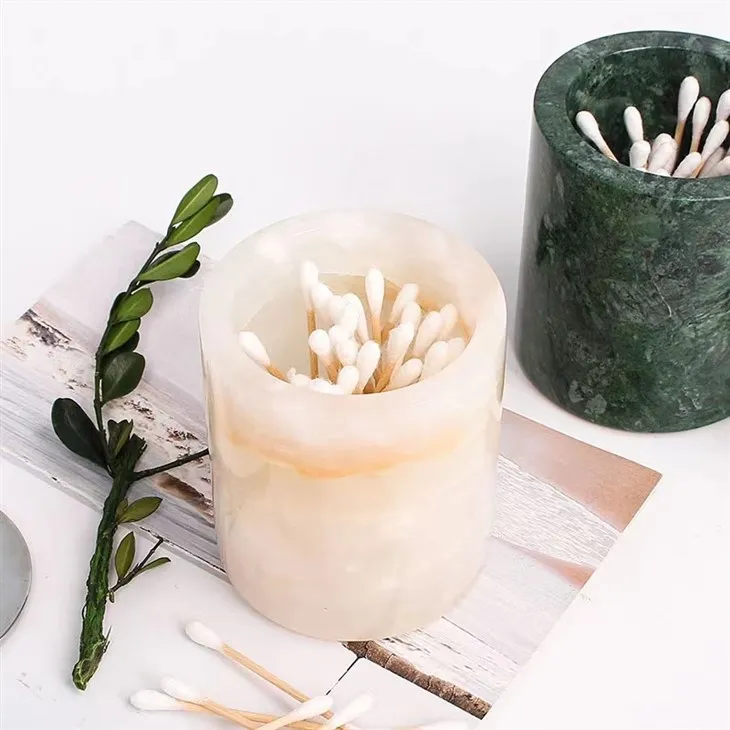 Stone Cotton Swab Holder