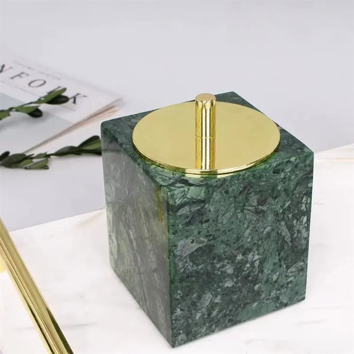 Marble Cotton Swab Box